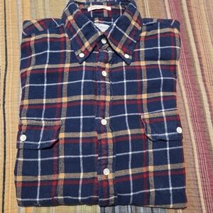 Gant Tinkering Twill Men's Blue Plaid Shirt